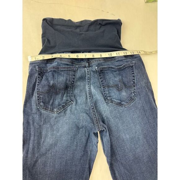 Adriano Goldschmied Maternity Jeans Slim Ankle Skinny Full Panel - Size 31 R - Picture 4 of 8